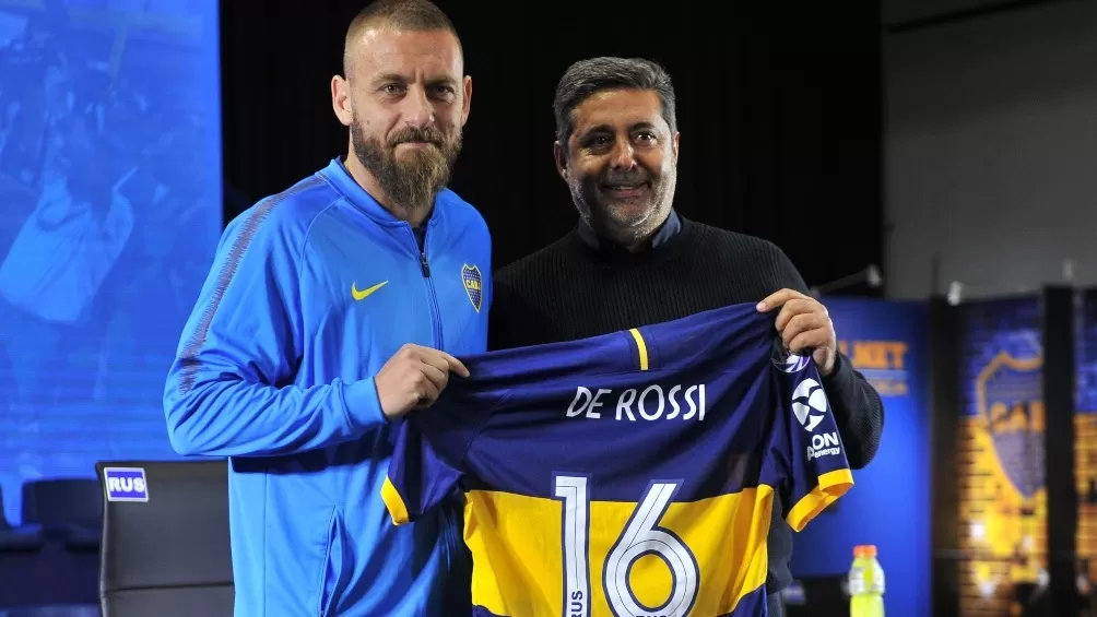 De Rossi llegó para reforzar a Boca en el mercado de invierno. TÉLAM 