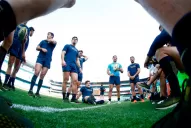 Aliento de los chicos para Los Pumas