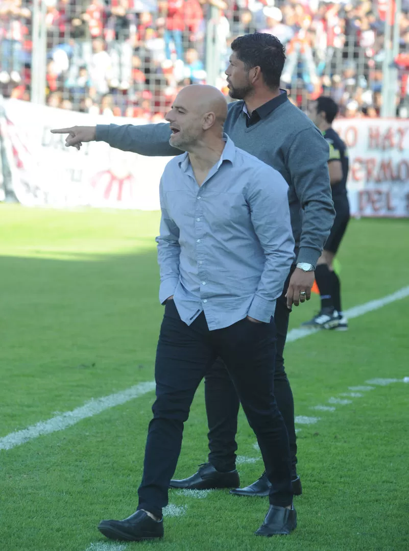 TRANQUILOS. Orsi y Gómez están conformes con el nivel que mostró el equipo. la gaceta / foto de antonio ferroni 