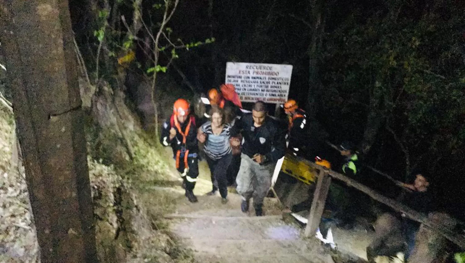 Las mujeres fueron rescatadas luego de un operativo conjunto.