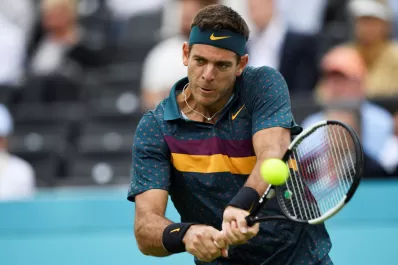 Del Potro volvió a jugar al tenis y dio por primera vez señales firmes de su regreso