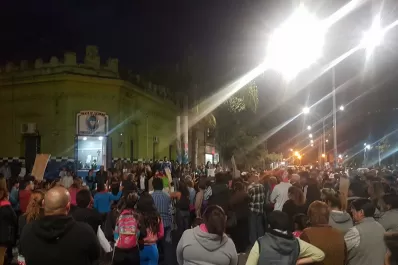 Tras el crimen de Braian, los vecinos de Alderetes protestaron frente a la comisaría