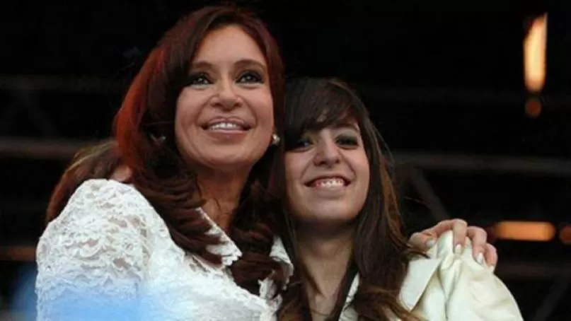 CRISTINA Y FLORENCIA KIRCHNER. ARCHIVO