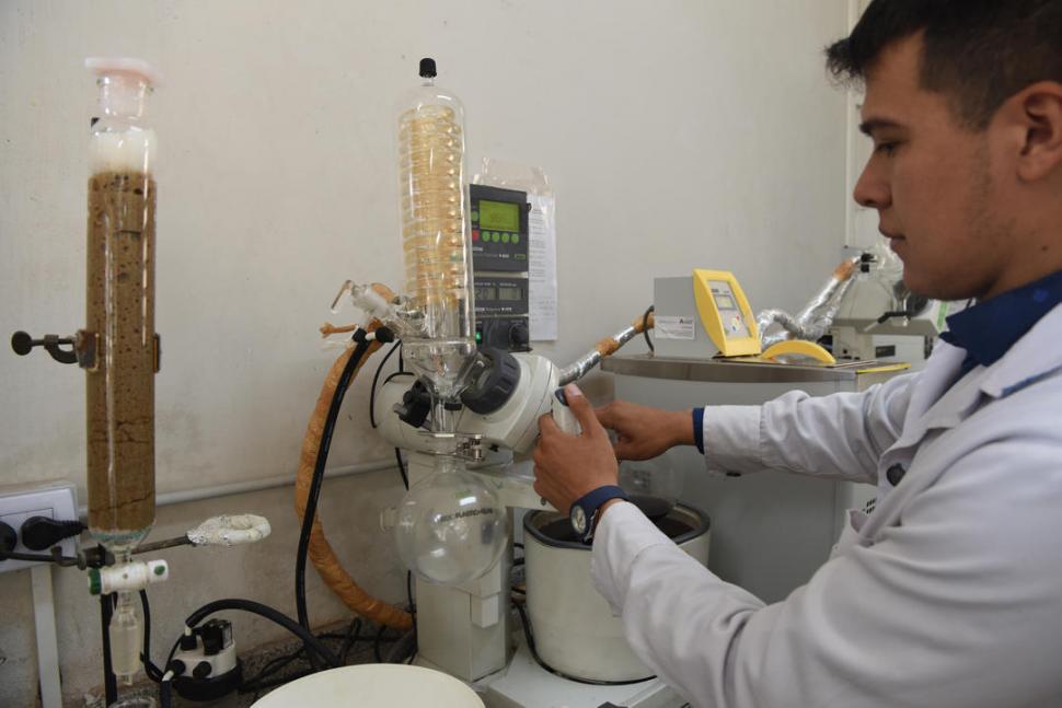 EL CICLO. Desde procesar desechos y transformarlos en material de estudio, hasta hallar moléculas y sus propiedades.  