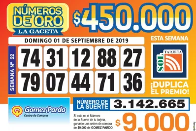 Los Números de Oro de LA GACETA