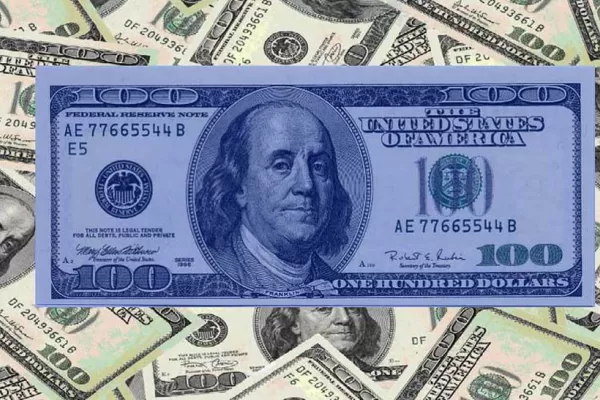 El dólar llegó a $ 64 durante la mañana, pero luego bajó a $ 58,41