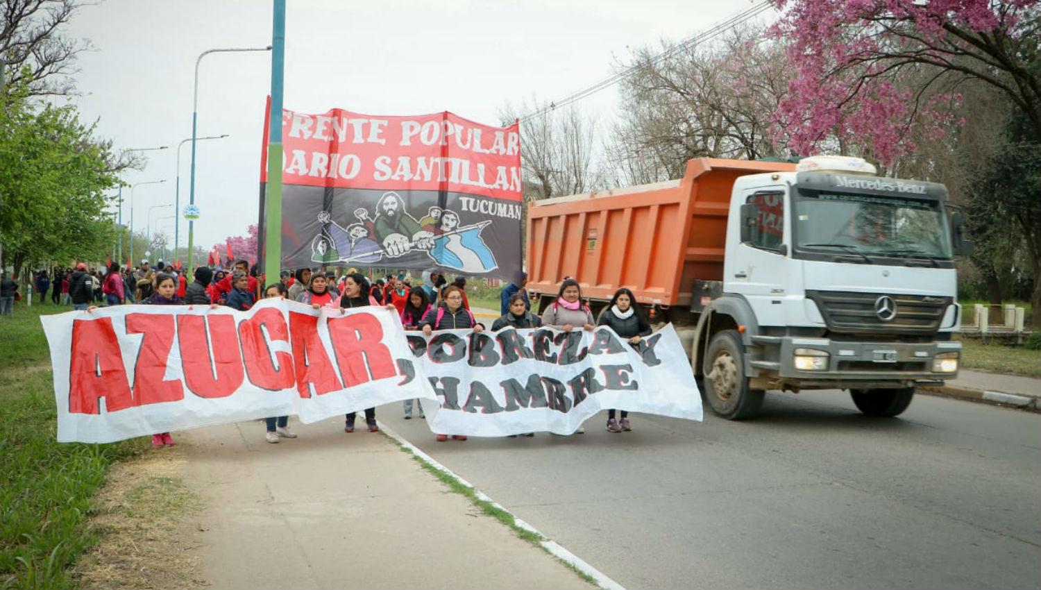 La ciudad se encuentra sitiada por cortes y marchas 