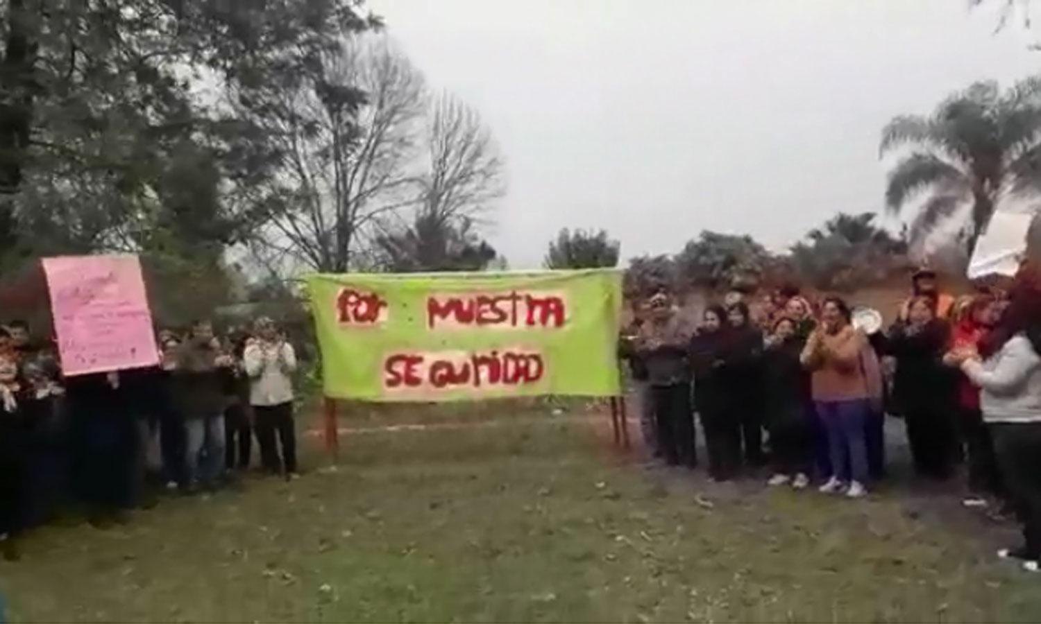 Vecinos de siete barrios exigieron seguridad: tenemos heridos de bala todos los días