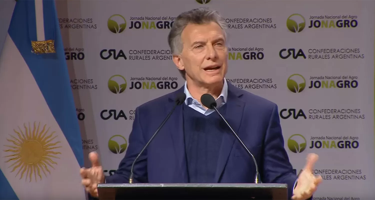 Macri le pidió al campo no perder de vista los pasos enormes que dimos juntos