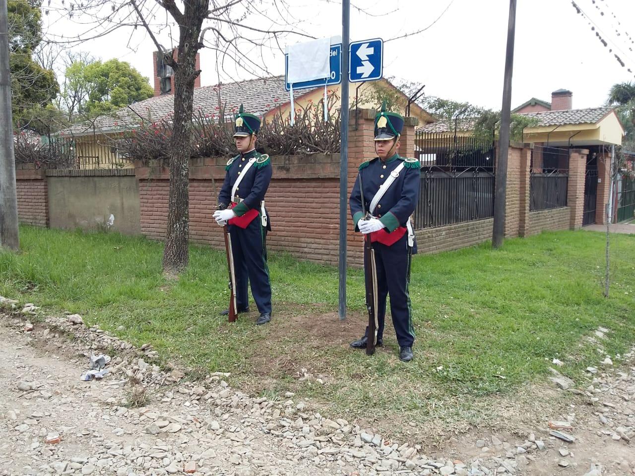 Una calle de Yerba Buena lleva el nombre del coronel Larrabure