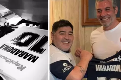 La llegada de Maradona disparó la venta de camisetas de Gimnasia