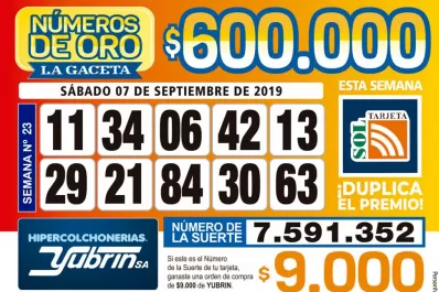 Los Números de Oro de LA GACETA