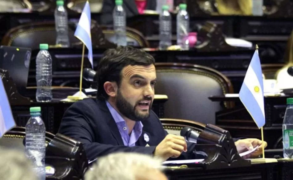 Leonardo Grosso, del Movimiento Evita, fue uno de los diputados impulsores de la Emergencia Alimentaria.
