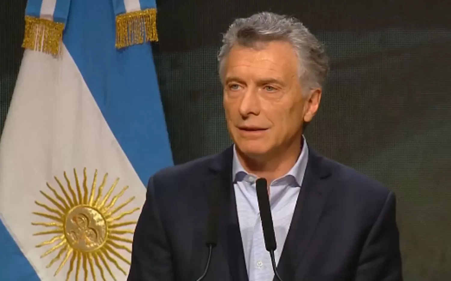 MAURICIO MACRI. Encabezó el acto de entrega de los Premios Maestros Argentinos 2019.