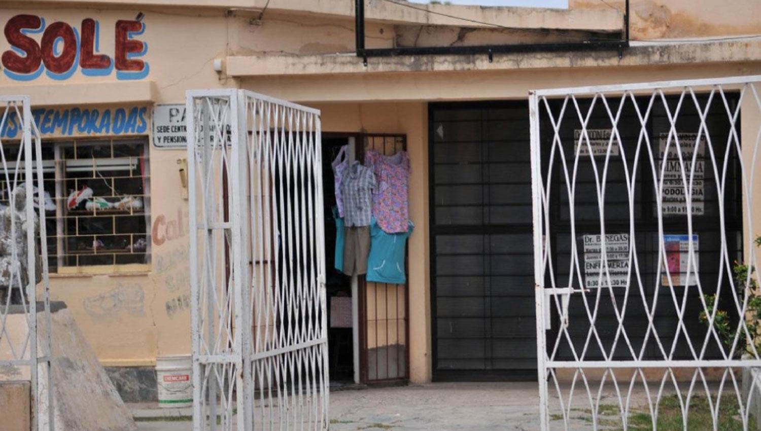 DESAPARECIO. En estos locales funcionaba Mana Gym, el gimnasio que abrió Piccinetti en Trancas.