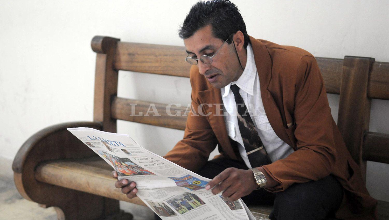 Luis Piccinetti durante una de las audiencias. LA GACETA/FOTO DE JUAN PABLO SÁNCHEZ NOLI