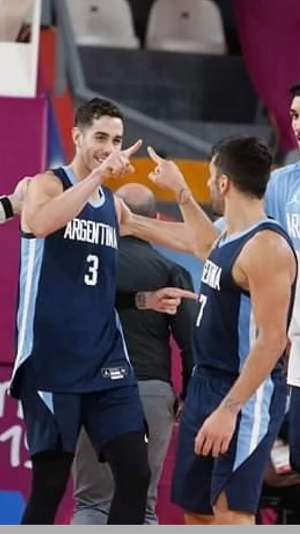 ALEGRÍA. Marcelo Vildoza destacó la dupla que Lucas compone con Campazzo. 