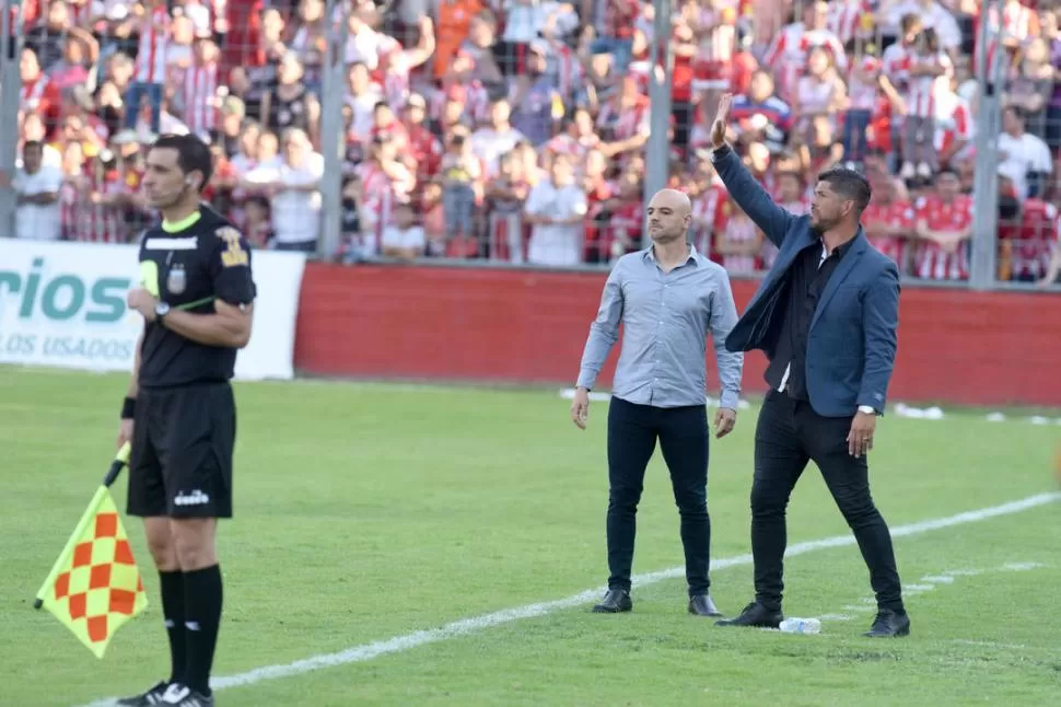 AUTOCRÍTICA. La dupla técnica del “Santo” sabe que hay cosas por mejorar. 