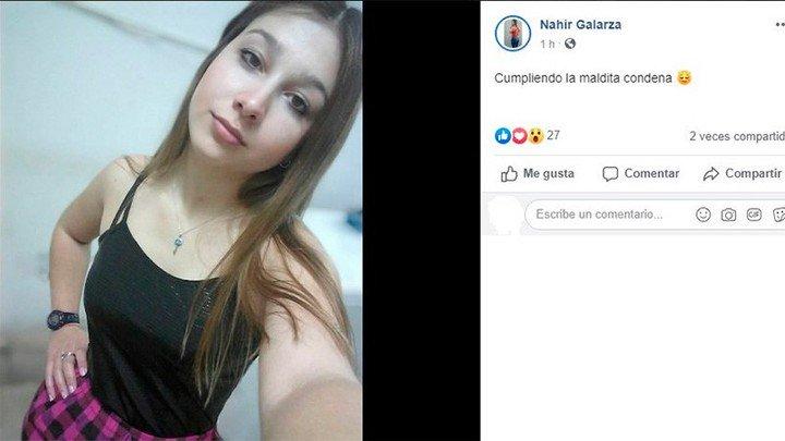 Nahir Galarza compartió fotos con una compañera desde la cárcel y se armó un revuelo