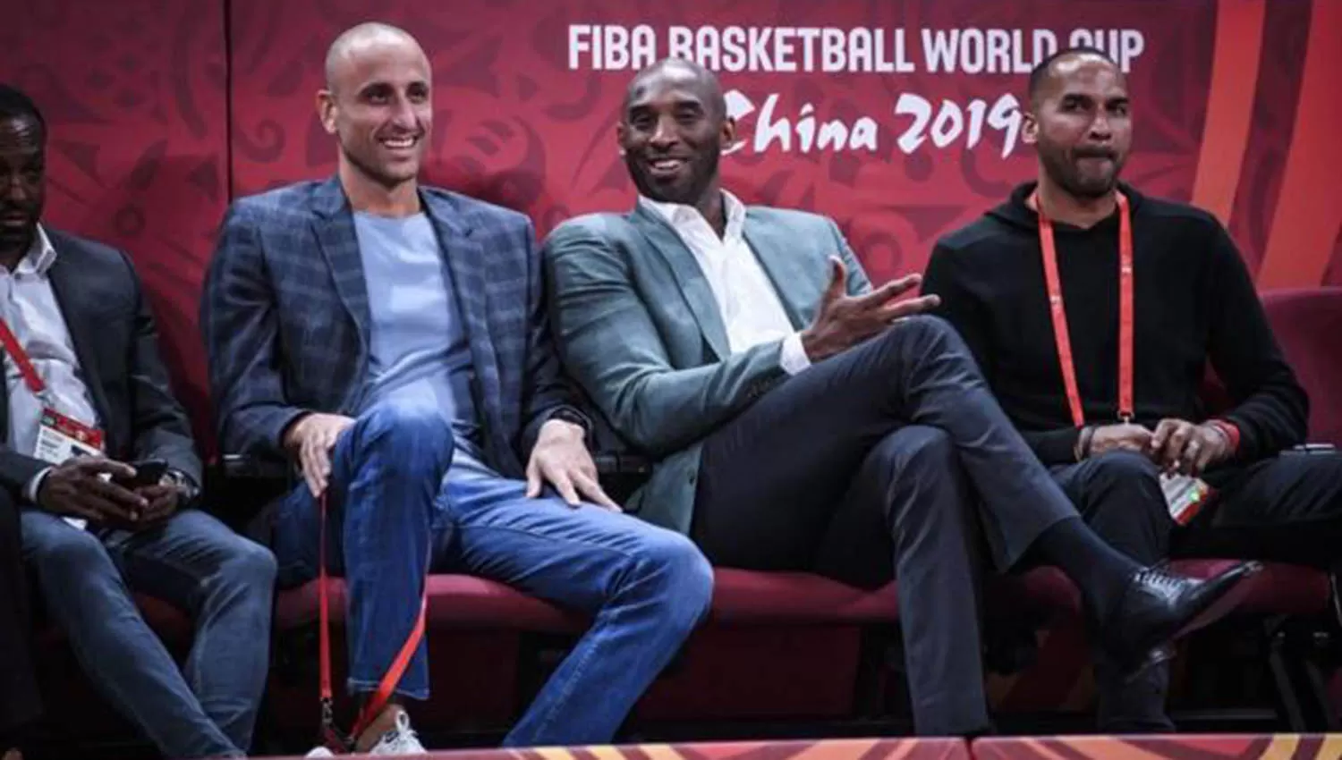 Manu y Kobe, en el partido semifinal de Argentina contra Francia. (ARCHIVO)