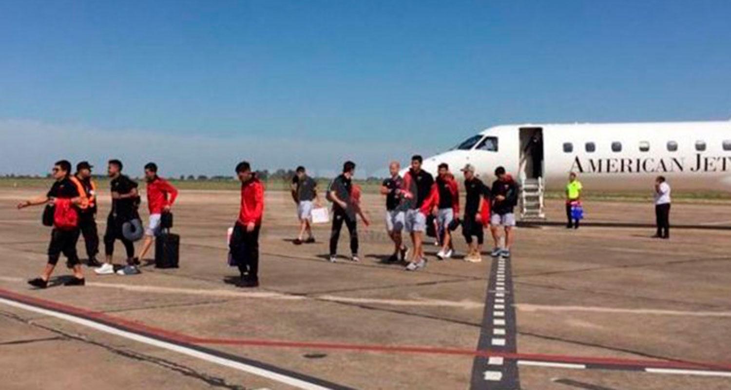 El arribo al aeropuerto fue a las 10.30.