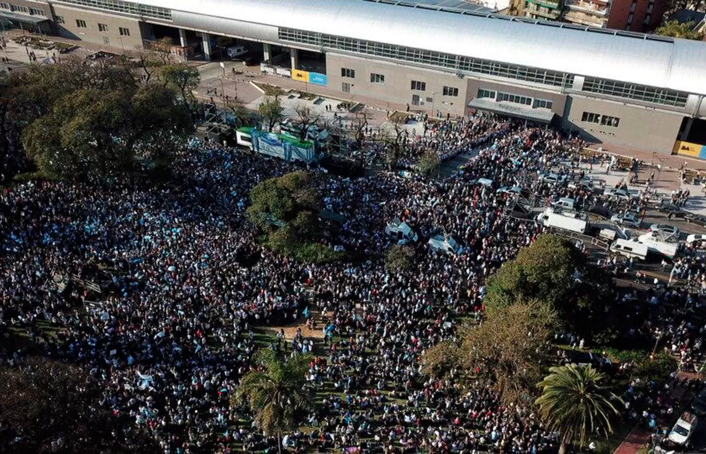 “Nos une decirle no a la impunidad”, dijo Macri en la primera marcha del “Sí se puede”