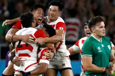 Mundial de Rugby: Japón dio la sorpresa y venció a Irlanda, uno de los candidatos al título