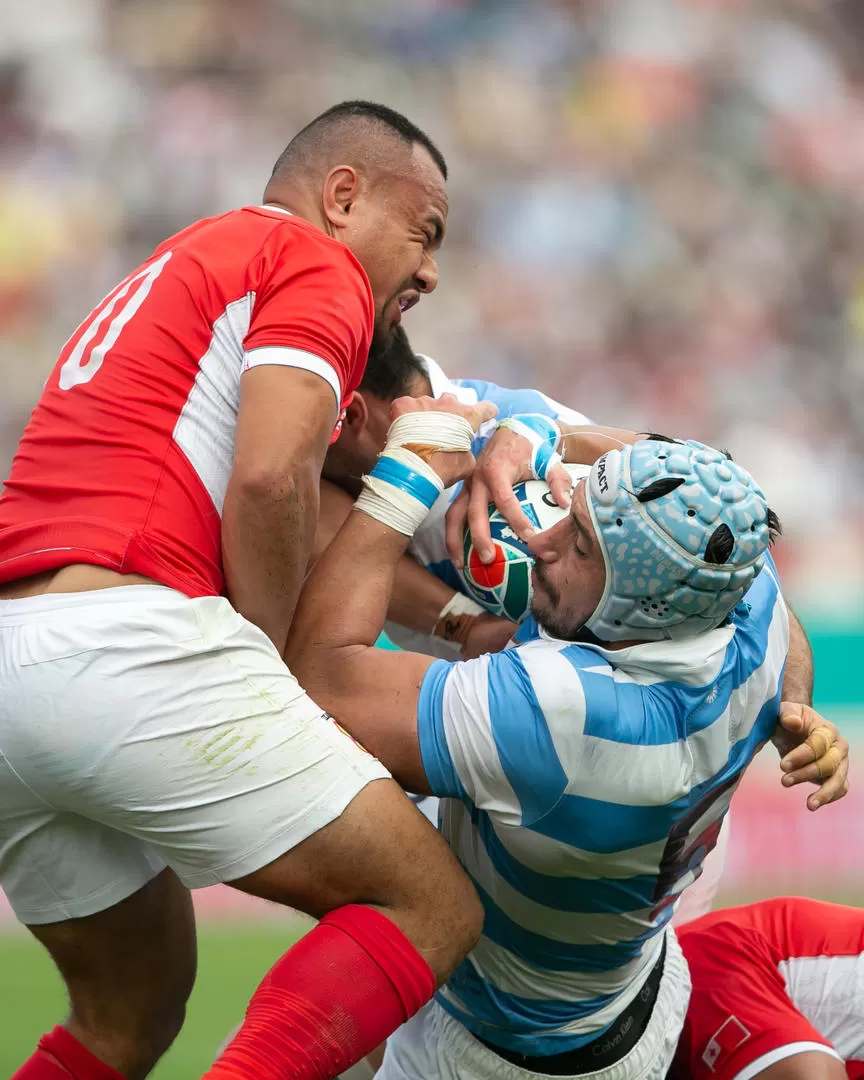 TODO CUESTA. Los Pumas vencieron a Tonga pero sufren por la falta de confianza. 