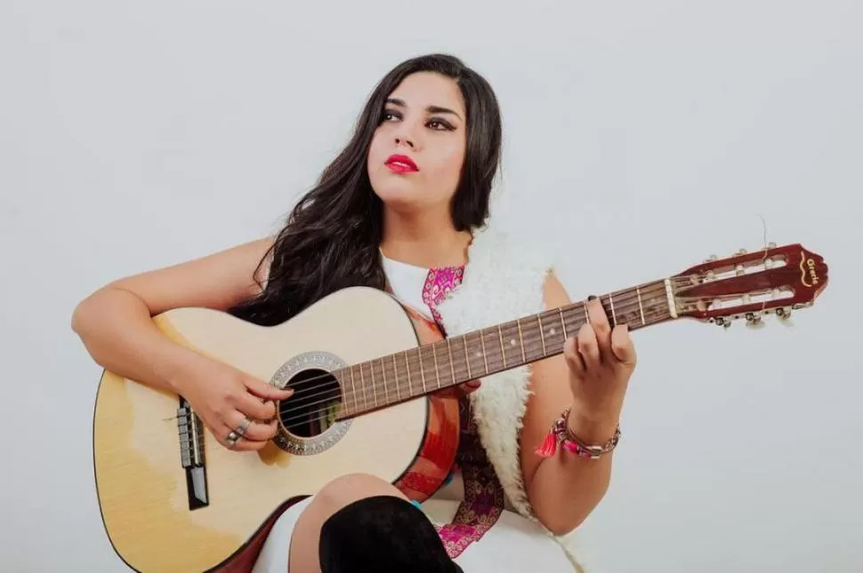 BIEN TUCUMANA. “Estoy muy contenta y agradecida”, dice la cantante.  