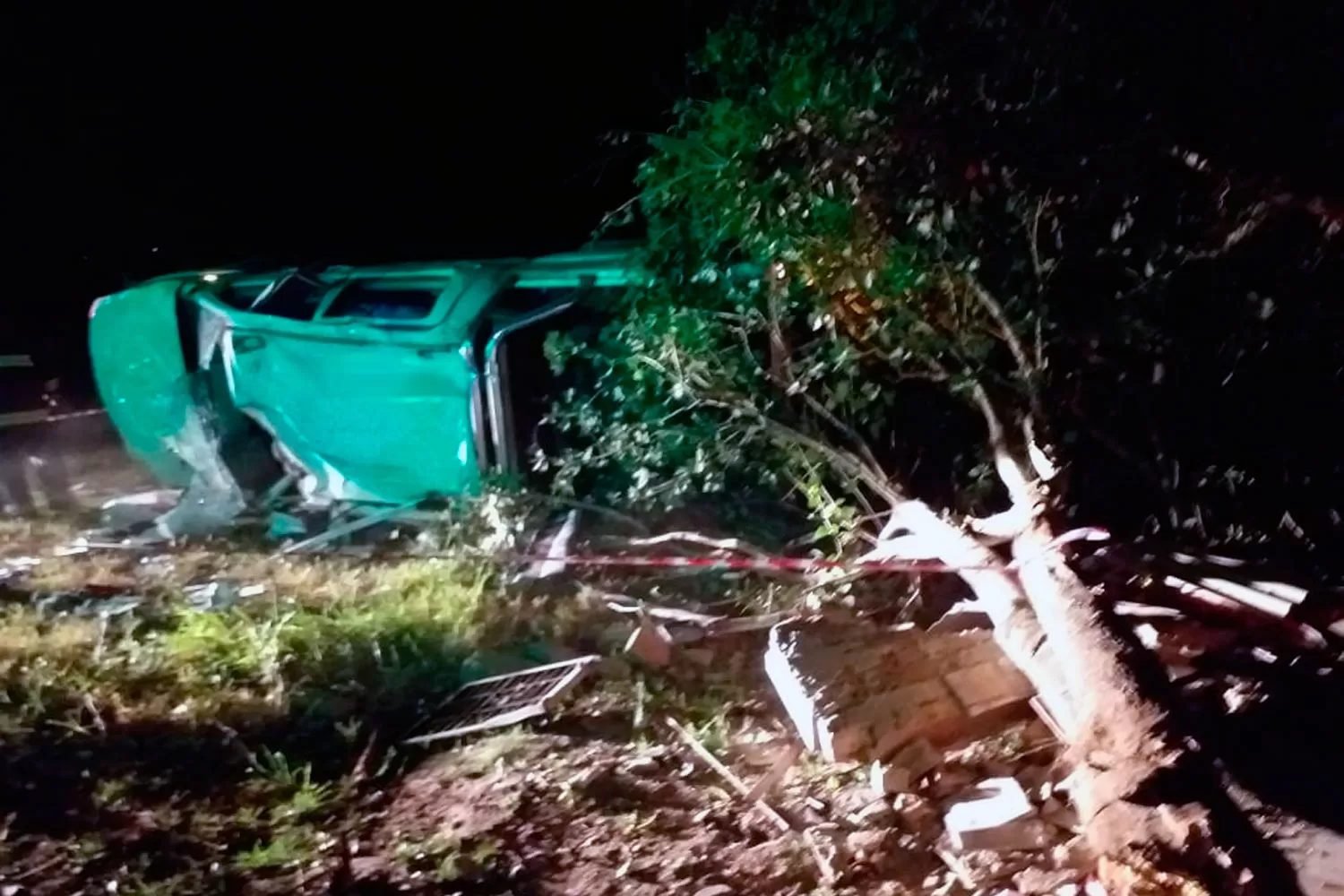 Accidente fatal en la ruta 308: dos hombres perdieron la vida