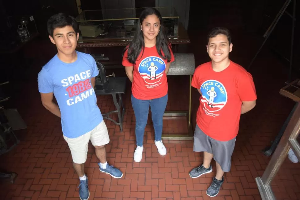 DE REGRESO. Lisandro, Brenda y Matías contaron sobre la la gaceta / foto de franco vera