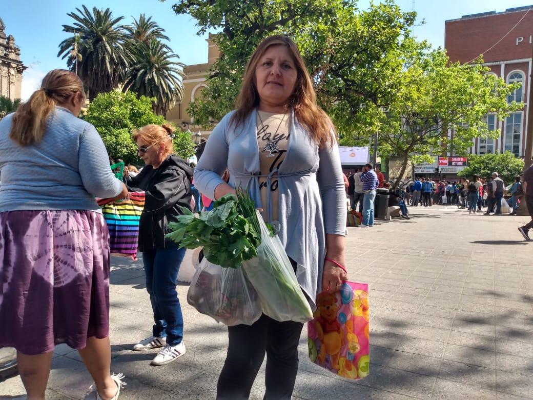 CONTENTA. Ana Sánchez pudo conseguir lo que necesitaba