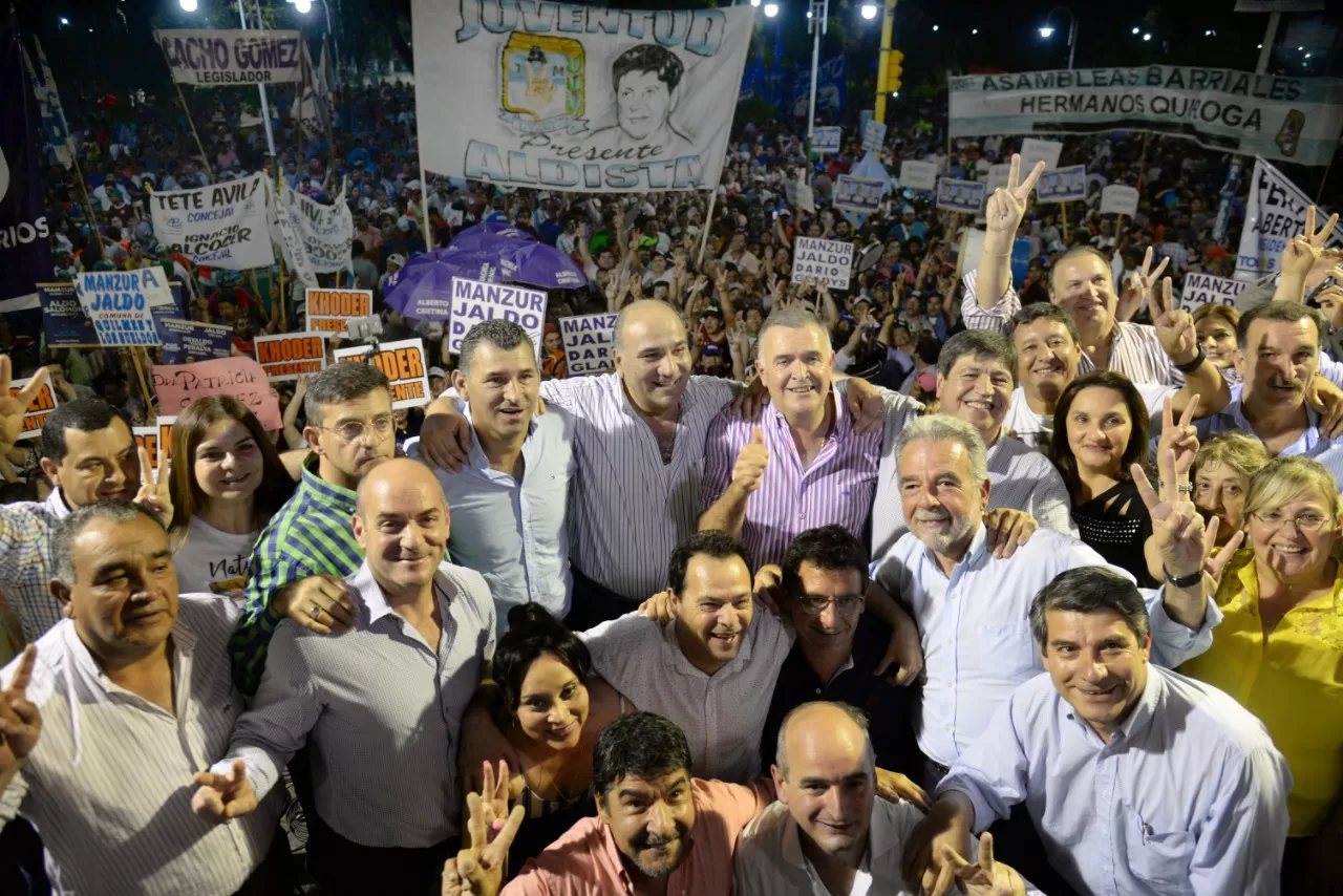 Manzur y Jaldo encabezaron un acto multitudinario en Alderetes