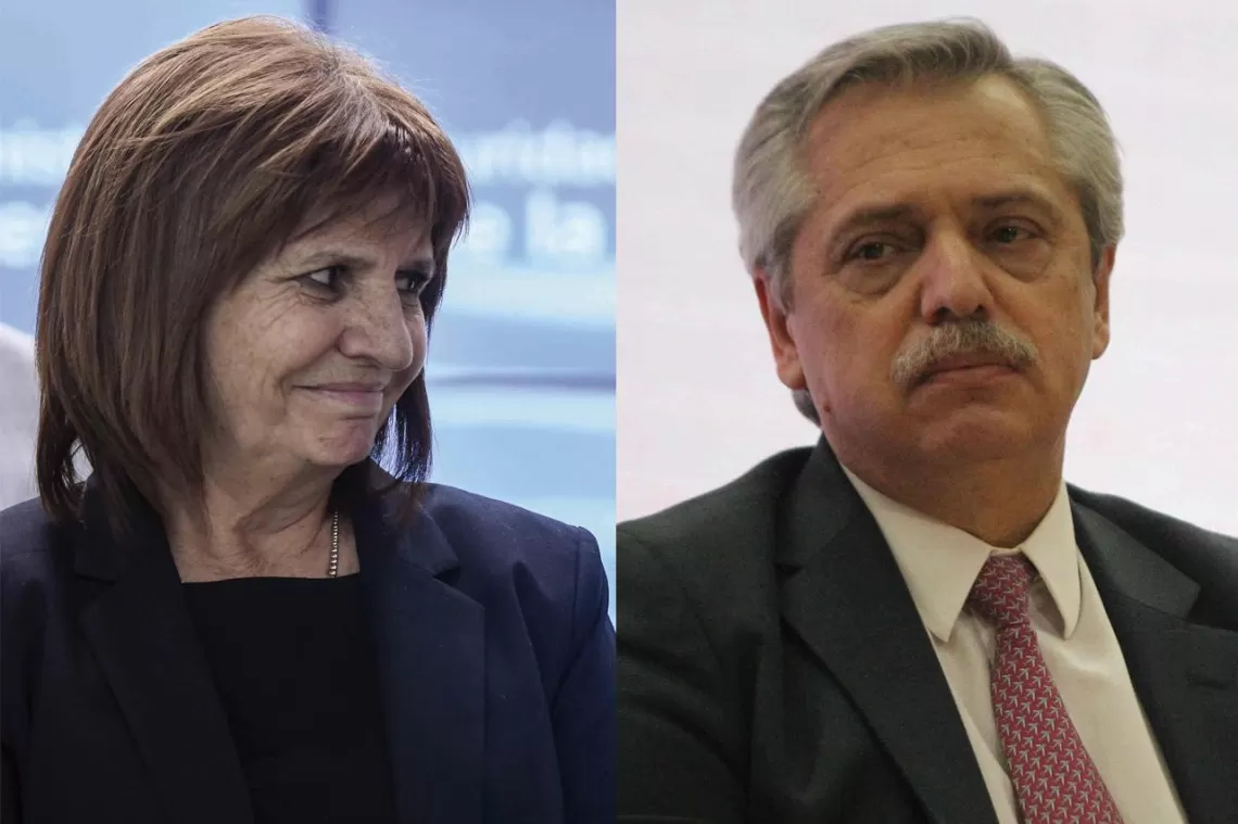 Picante cruce tuitero entre Patricia Bullrich y Alberto Fernández