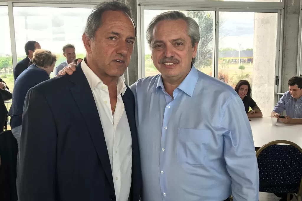 Scioli y Macri, en Santa Fe.