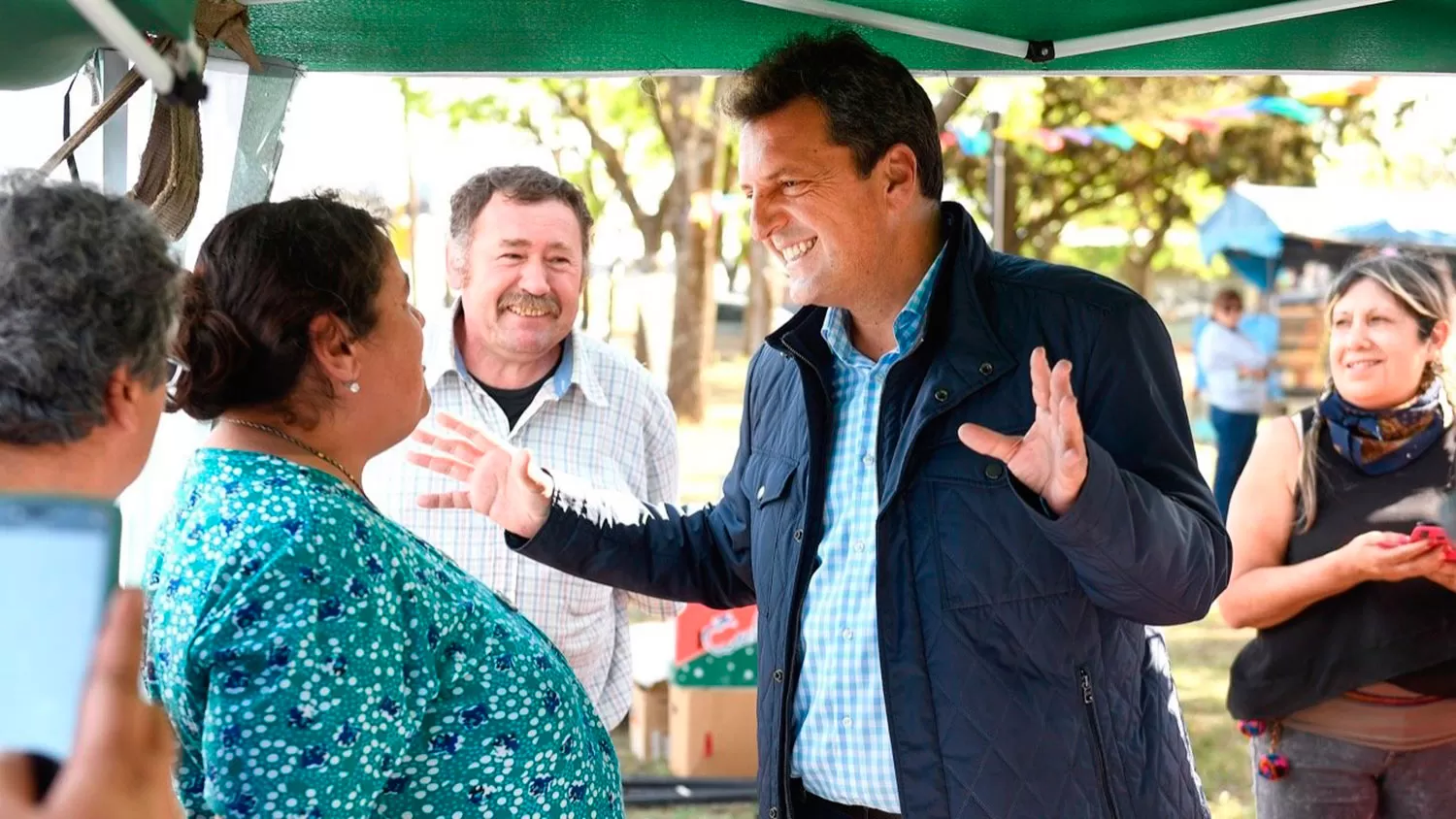 CAMPAÑA. Massa es candidato a diputado nacional por la provincia de Buenos Aires. FOTO TOMADA DEL TWITTER DE @SERGIOMASSA