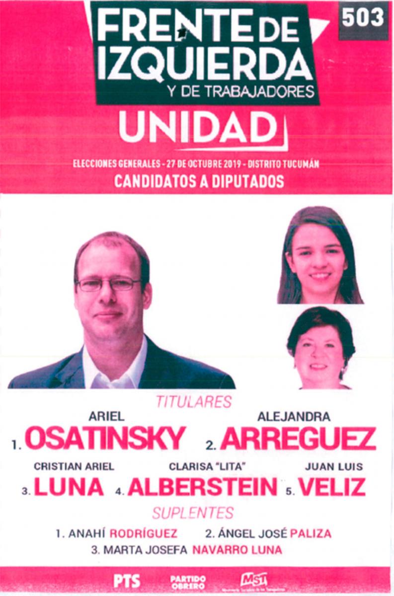 FRENTE DE IZQUIERDA UNIDAD