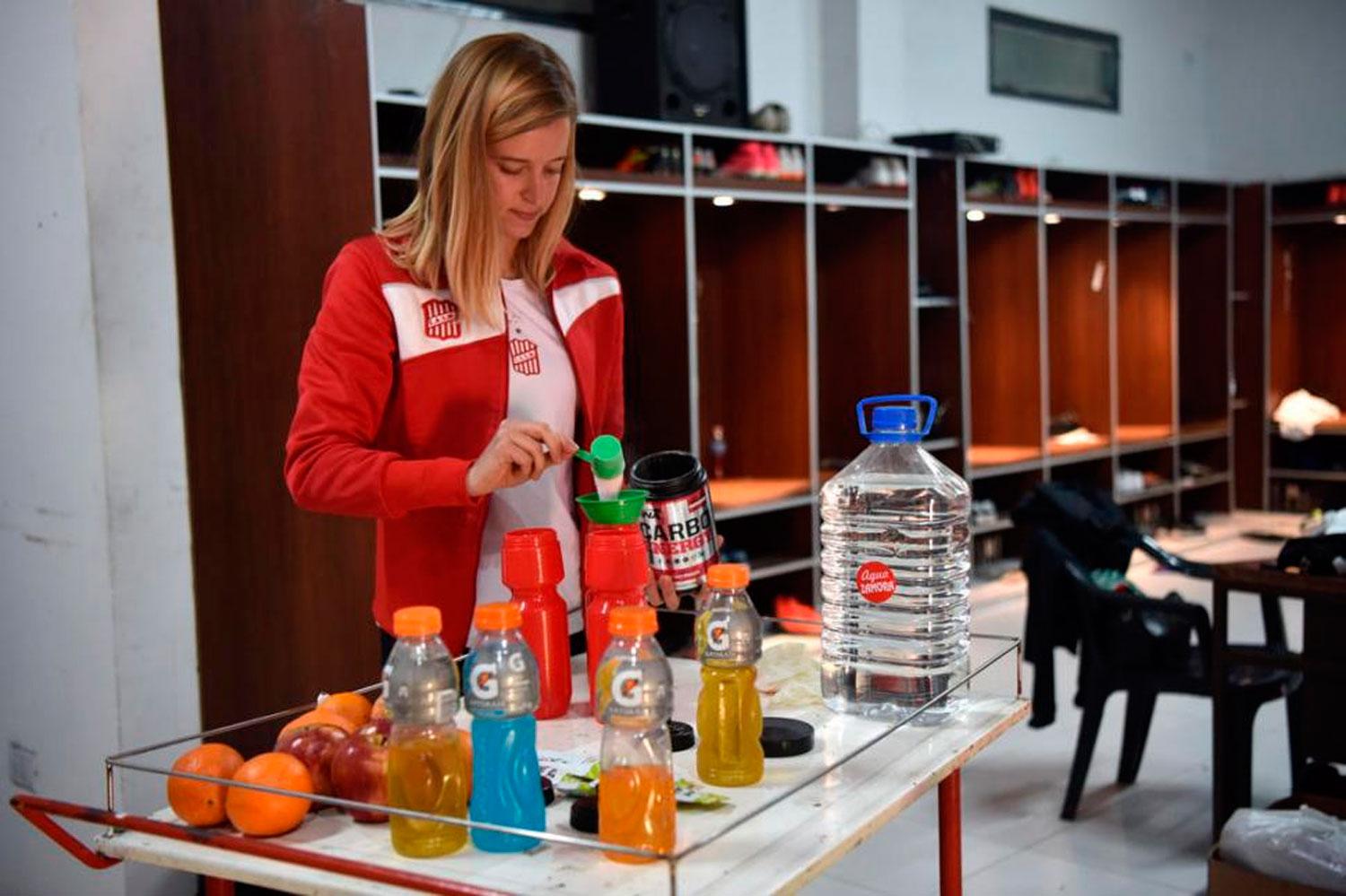 LA NUTRICIONISTA. Agustina Ramón Rintoul, otra de las incorporaciones femeninas 