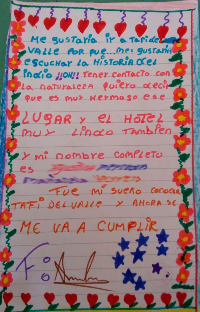 SOÑAR NO CUESTA. Además de inmortalizar su deseo en letras, los chicos organizaron bingos para recaudar fondo.