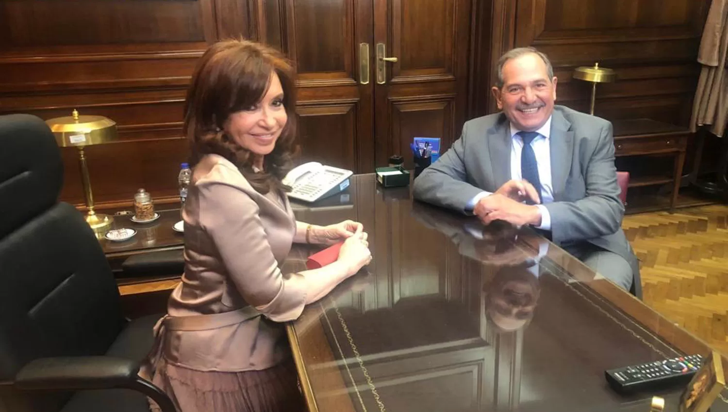 Alperovich se había reunido con Cristina durante su campaña para gobernador. 