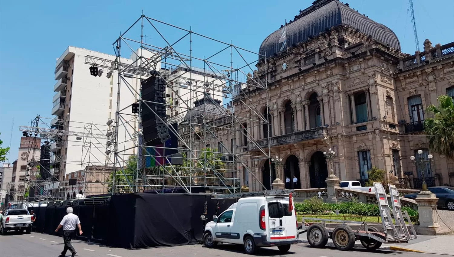 Prestá atención: estos son los cortes de tránsito para esta tarde por el acto del PJ