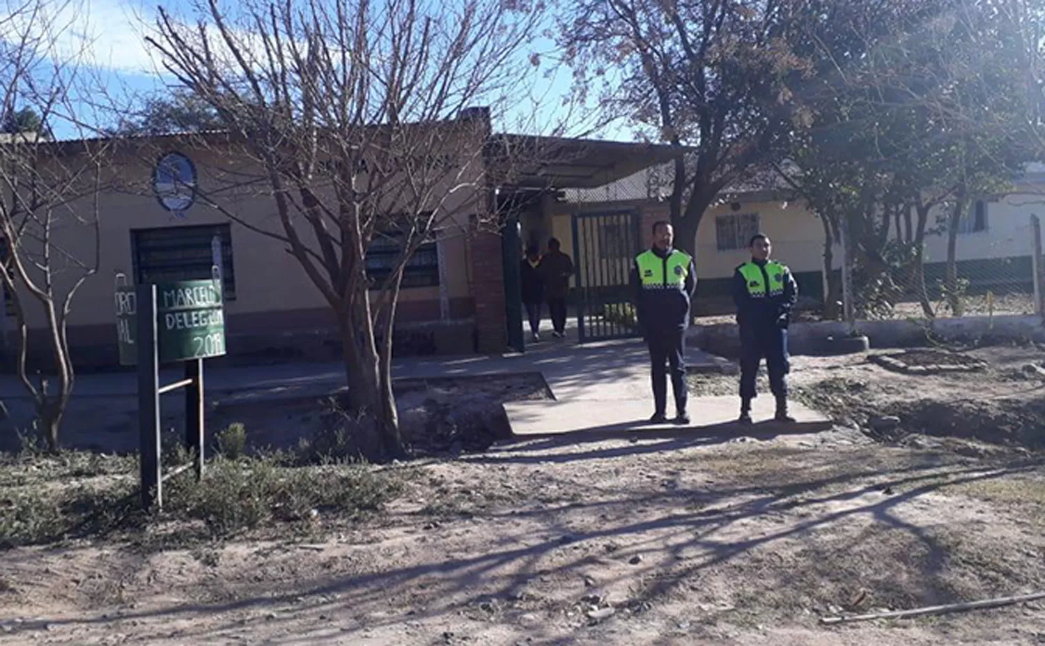 CUSTODIARÁN LAS URNAS. Los uniformados estarán en todas las escuelas donde se vote.