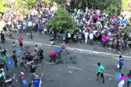 Manzur cerró la campaña con la plaza llena, pero con trifulcas