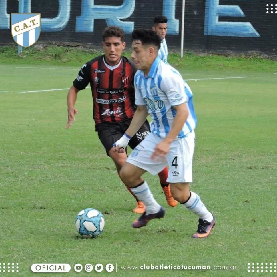 SIN MOLESTIAS. Toledo jugó los 90’ en Reserva y el tobillo respondió bien. 