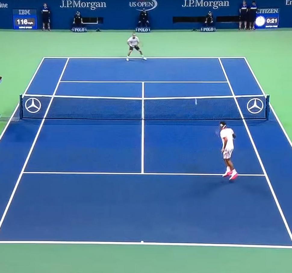 Tenis: pusieron su nombre en jugadas inolvidables