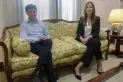 Sonrisas y un pedido especial en la reunión entre Kicillof y Vidal