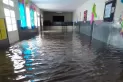 Volvió a inundarse la escuela donde 42 niños fueron rehenes del agua hace una semana