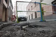 Volvió a hundirse el pavimento en Córdoba al 300 y mañana podrían cortar el tránsito