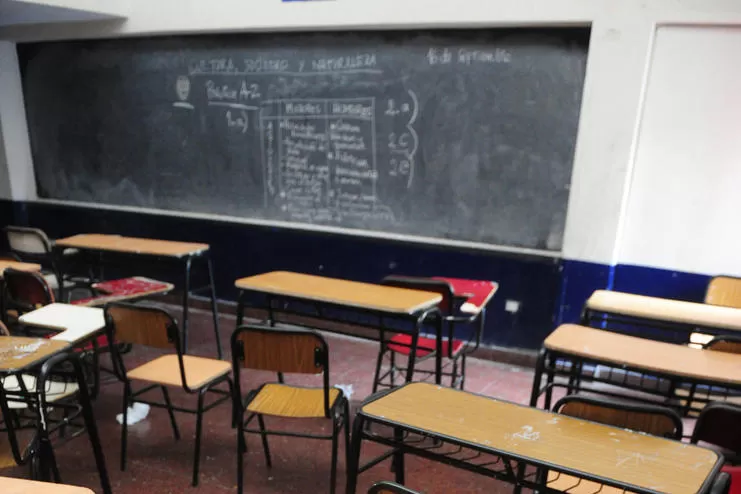 DESOLACIÓN. La OMS desaconseja el reinicio de las clases en esta etapa de la pandemia. LA GACETA / foto de FRANCO VERA 