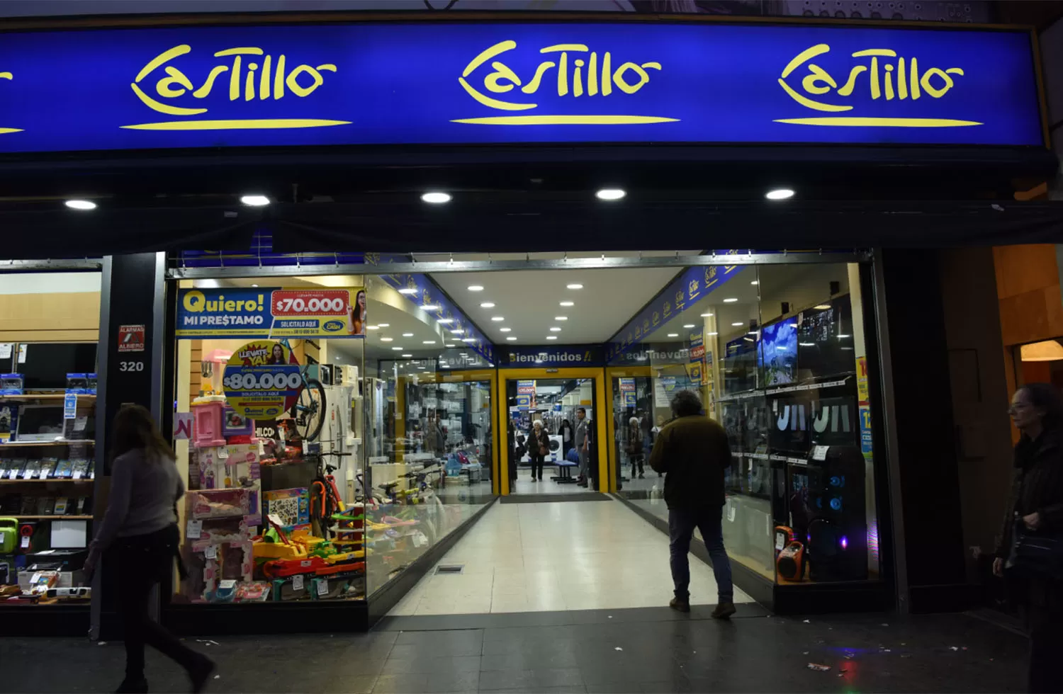 Ganó una orden de compra en Castillo y se llevó una TV